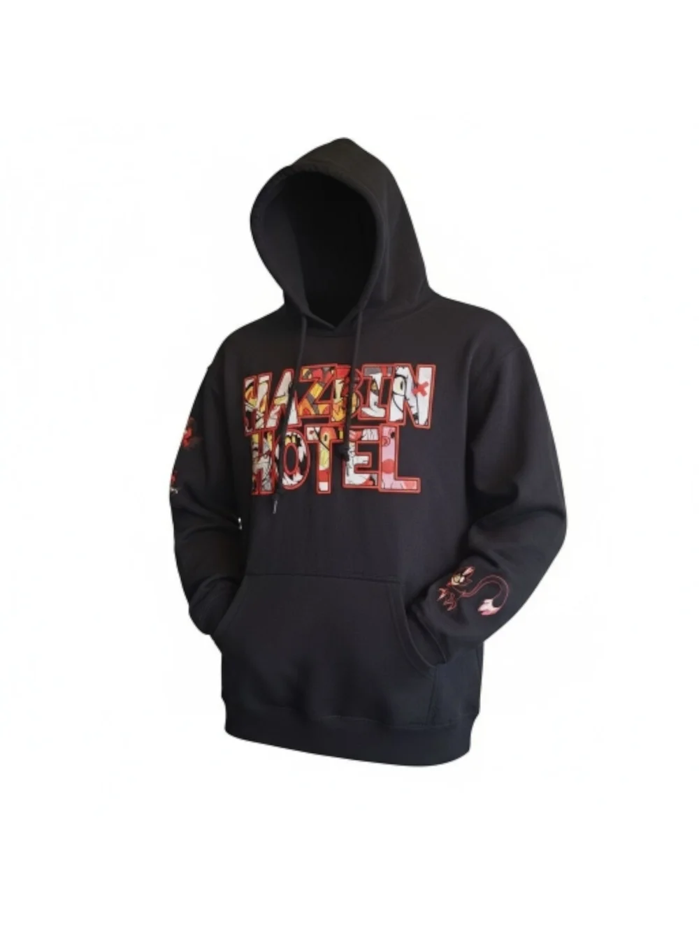 Hazbin Hotel Character Logo Hoodie with Charlie Morningstar, KeeKee Size Med